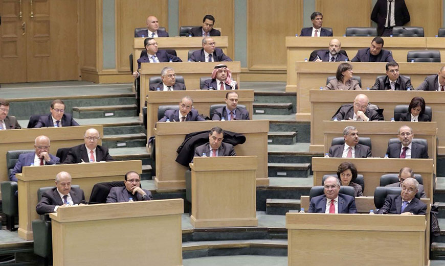 Mulki's government wins vote of confidence (Photo by Osama Aqarbeh)